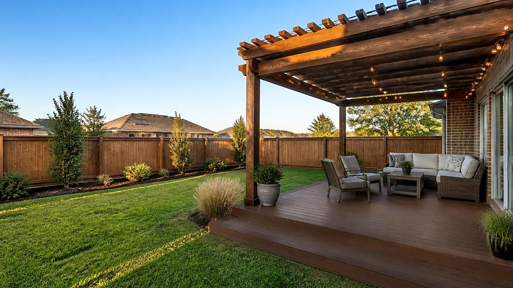 Pérgola y deck